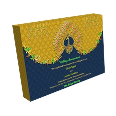 Wedding Announcement Gift Box Premium Silver 3 x 100G Dry Fruit